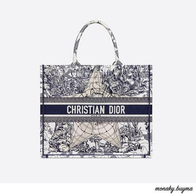 【DIOR】セレブ芸能人御用達  BOOK TOTE DIOR AROUND THE WORLD-BRAND OFF