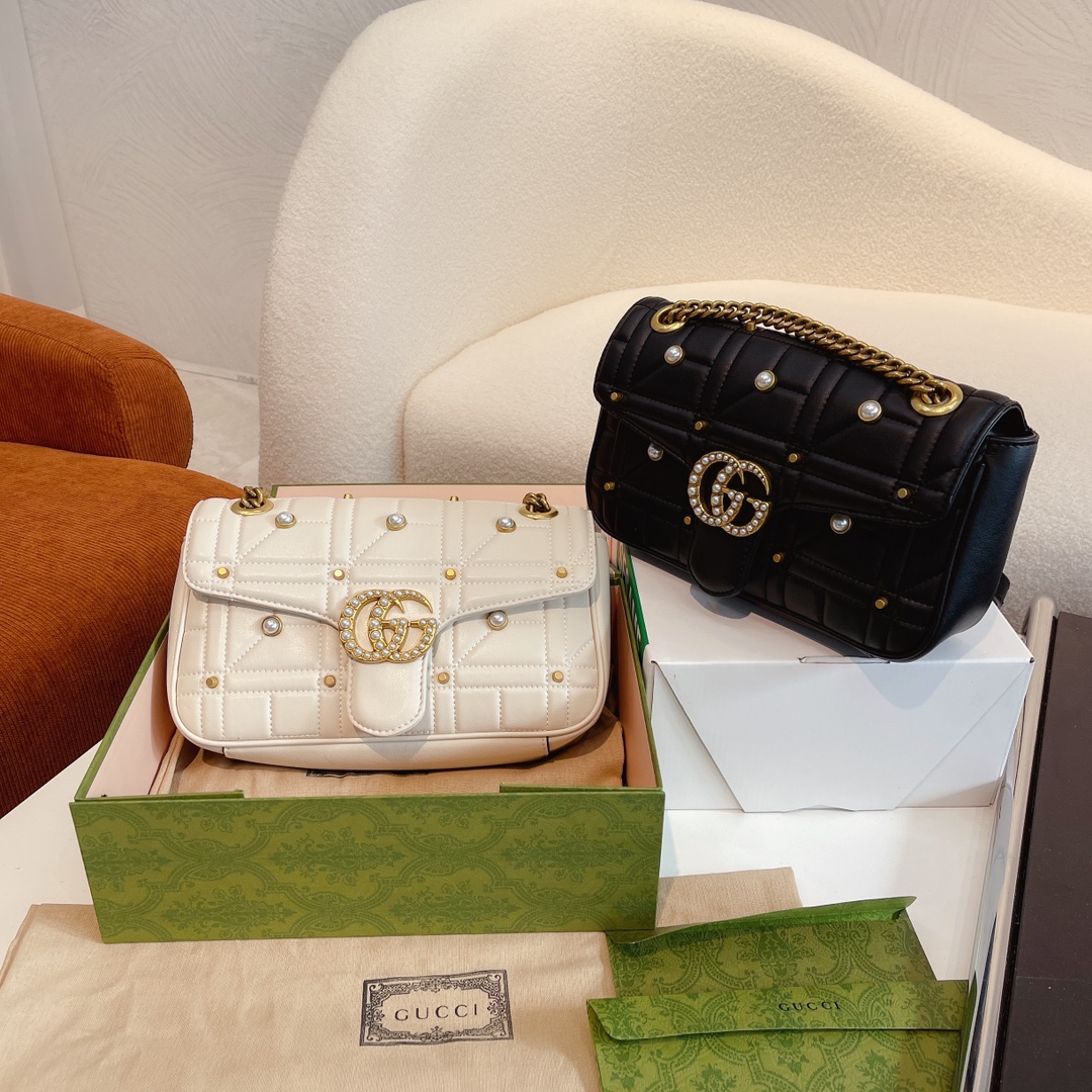 GUCCI（グッチ）Marmont ショルダーバッグ-BRAND OFF