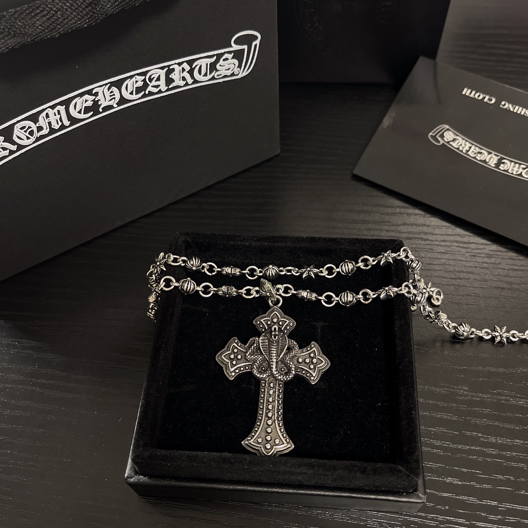 【Chrome Hearts】ネックレス、新しいネックレス万能シンプルファッションオーナメント-BRAND OFF