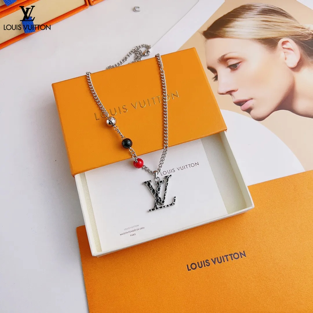 【LOUIS VUITTON】ネックレス、新しいネックレス万能シンプルファッションオーナメント-BRAND OFF