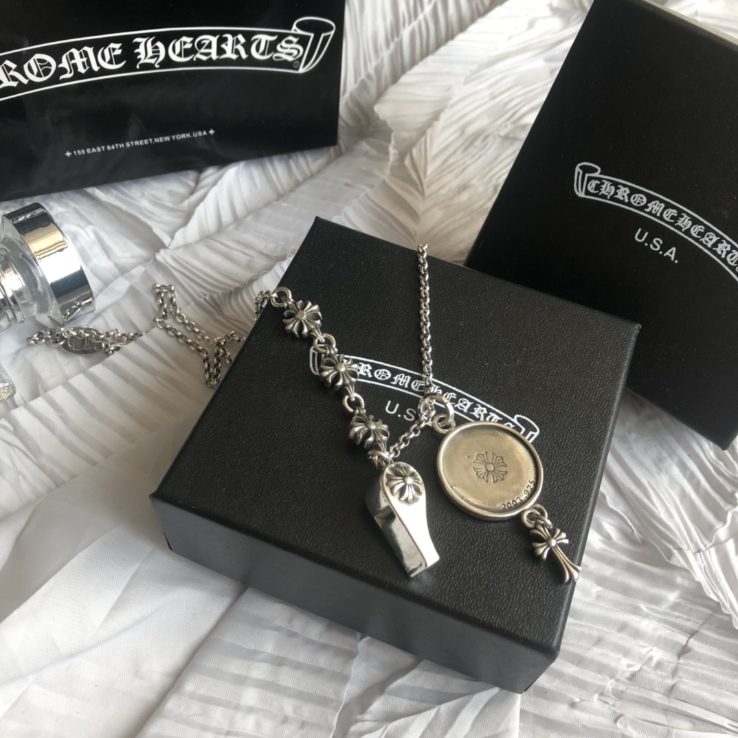 Chrome Hearts クロムハーツ エンジェルメダル ネックレス-BRAND OFF