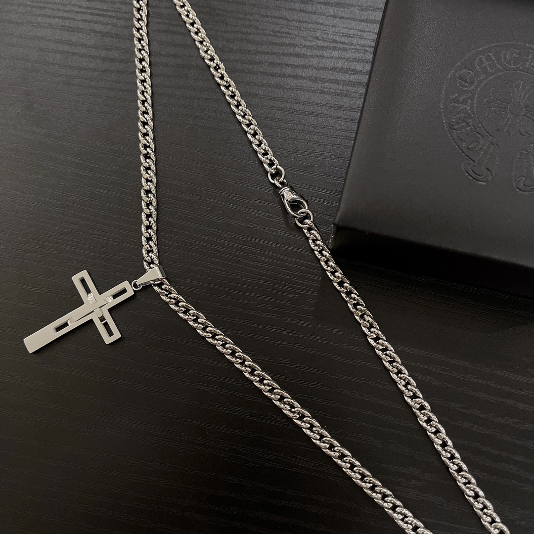 【Chrome Hearts】ネックレス、新しいネックレス万能シンプルファッションオーナメント-BRAND OFF