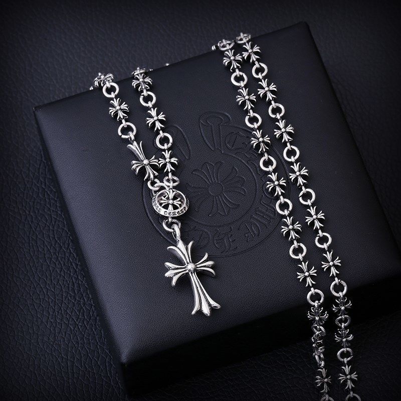 CHROME HEARTS （クロムハーツ） クロス ネックレス 70CM-BRAND OFF