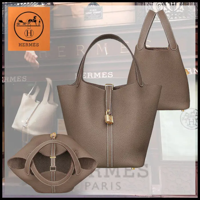 【HERMES】エルメス1番人気カラーのエトープ☆ピコタンロック-BRAND OFF
