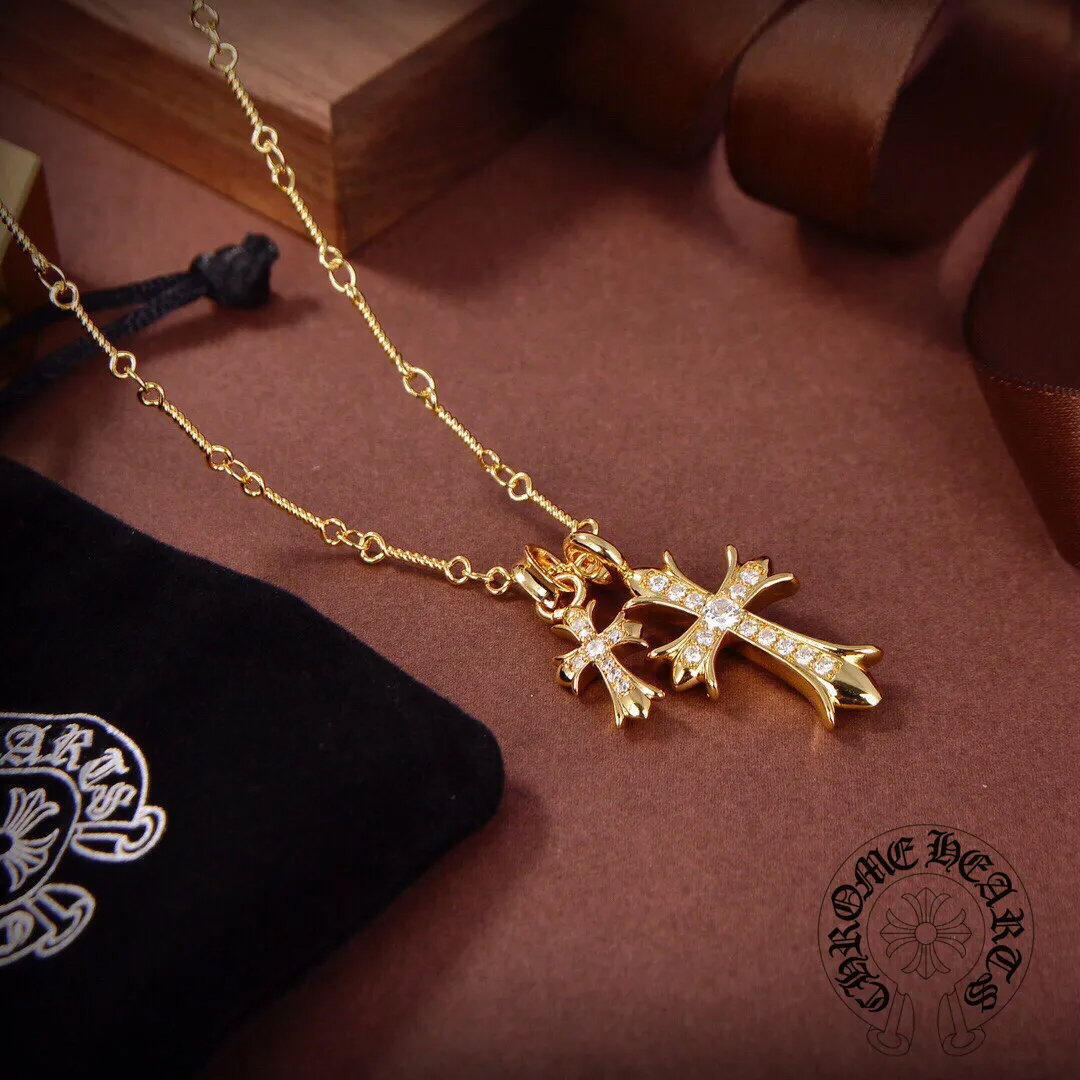 【CHROME HEARTS】ネックレス、新しいネックレス万能シンプルファッションオーナメント-BRAND OFF