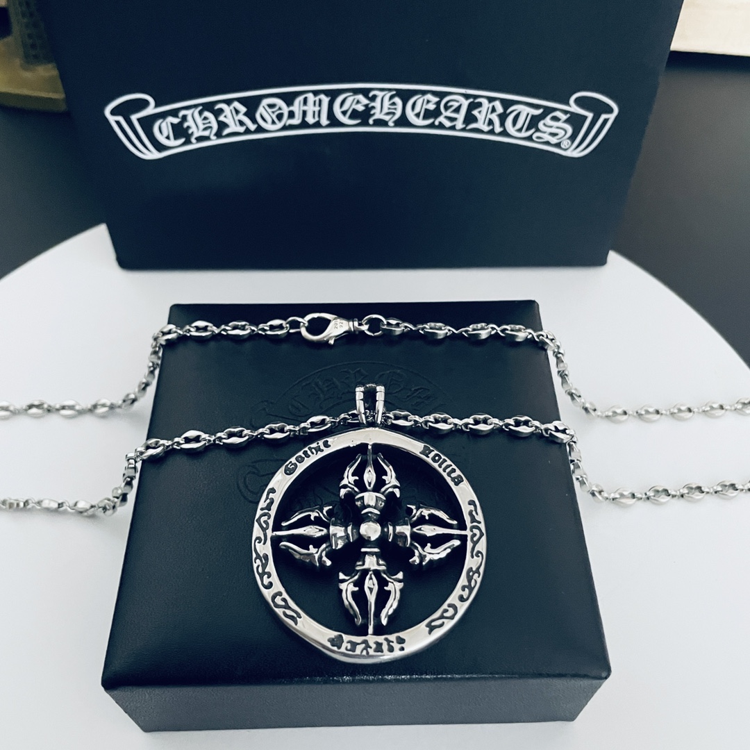 【CHROME HEARTS】ネックレス、新しいネックレス万能シンプルファッションオーナメント-BRAND OFF