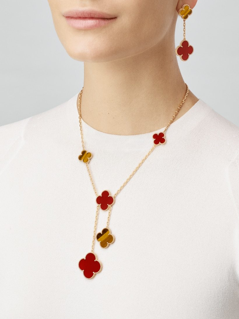 【2026】【Vancleef & Arpels】 マジック アルハンブラ ネックレス、6モチーフ-BRAND OFF