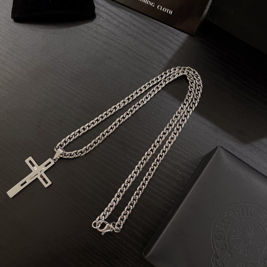 【Chrome Hearts】ネックレス、新しいネックレス万能シンプルファッションオーナメント-BRAND OFF