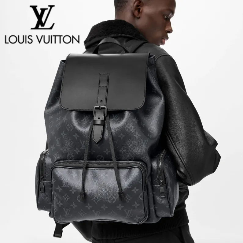 ◆大容量◆ LOUIS VUITTON バックパック バッグ トリオ 黒 M45538 SAC A DOS TRIO-BRAND OFF