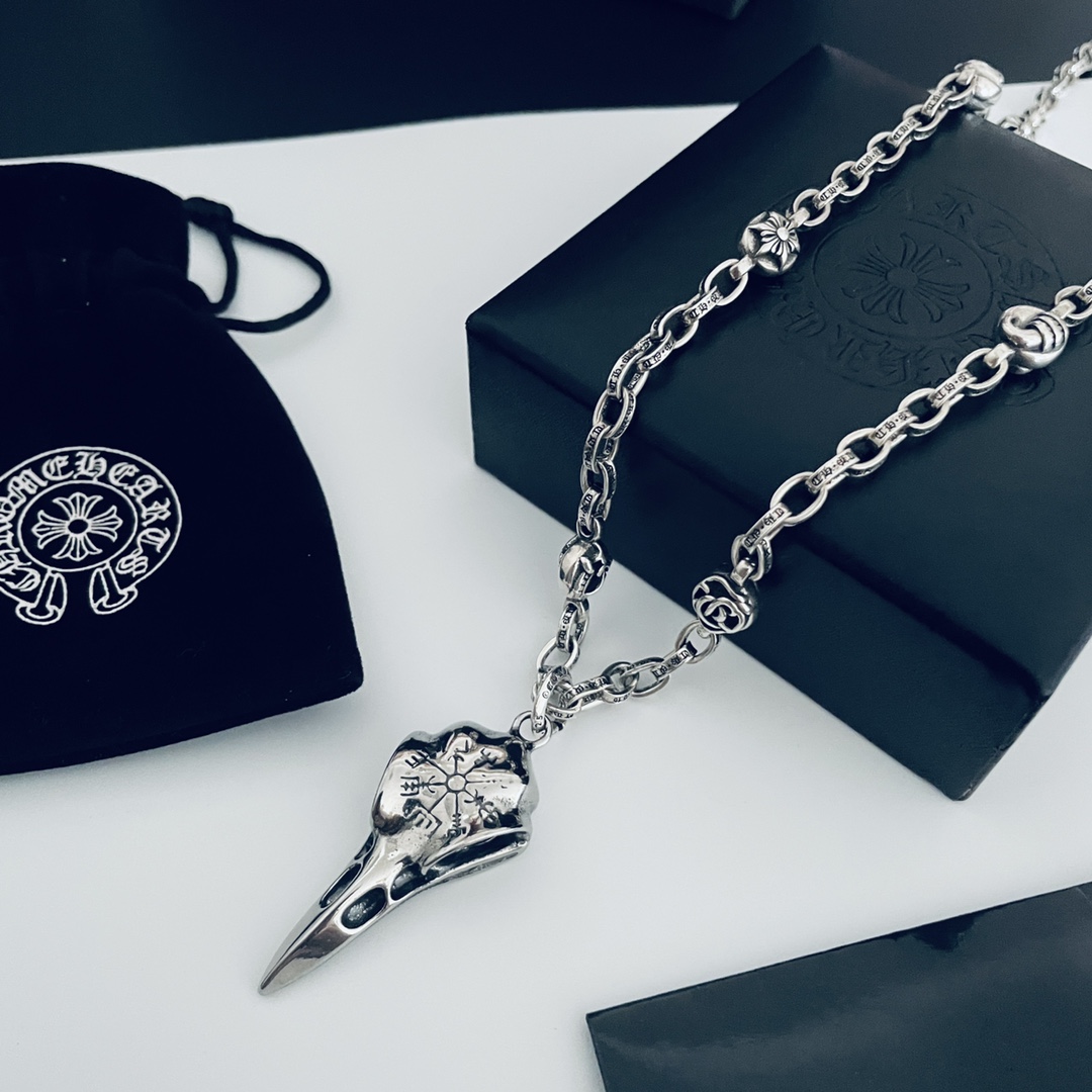 【CHROME HEARTS】クロムハーツ、新しいネックレス万能シンプルファッションオーナメント-BRAND OFF