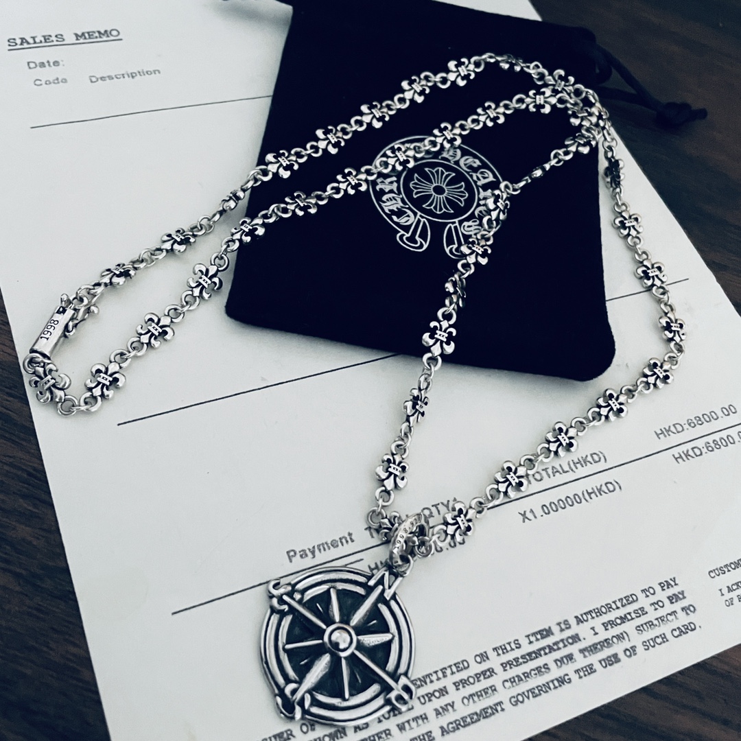 【CHROME HEARTS】ネックレス、新しいネックレス万能シンプルファッションオーナメント-BRAND OFF