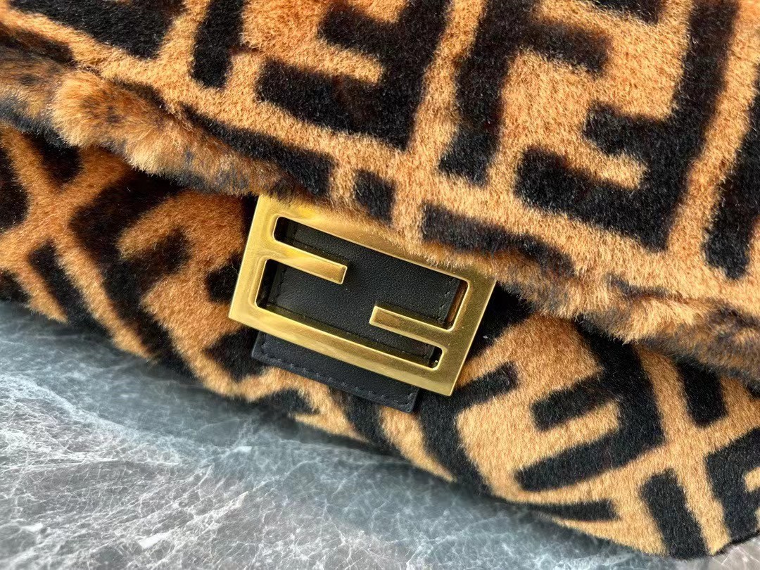フェンディ ウール バゲット バッグ-BRAND OFF