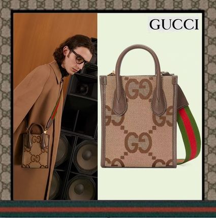 GUCCI ジャンボGG ミニ トートバッグ-BRAND OFF