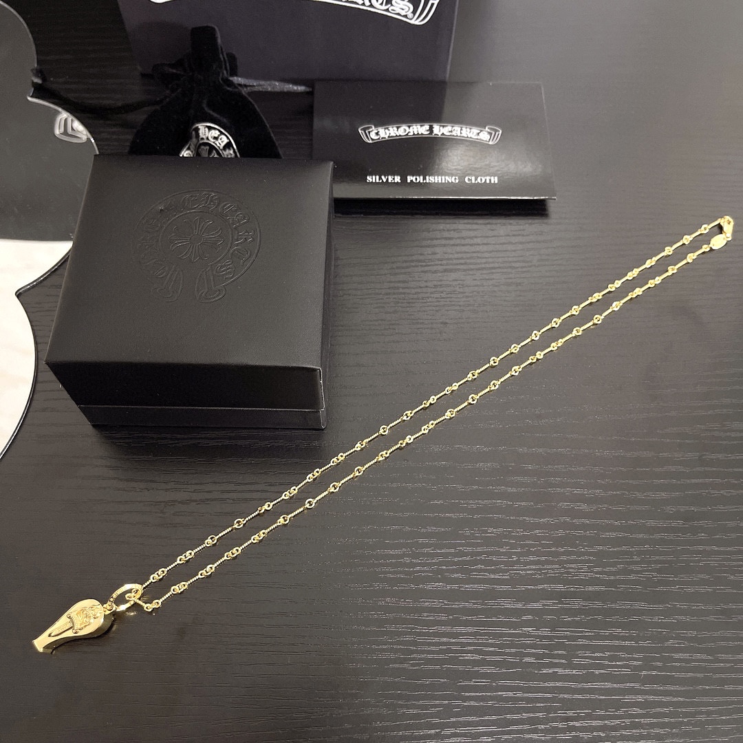 【CHROME HEARTS】ネックレス、新しいネックレス万能シンプルファッションオーナメント-BRAND OFF