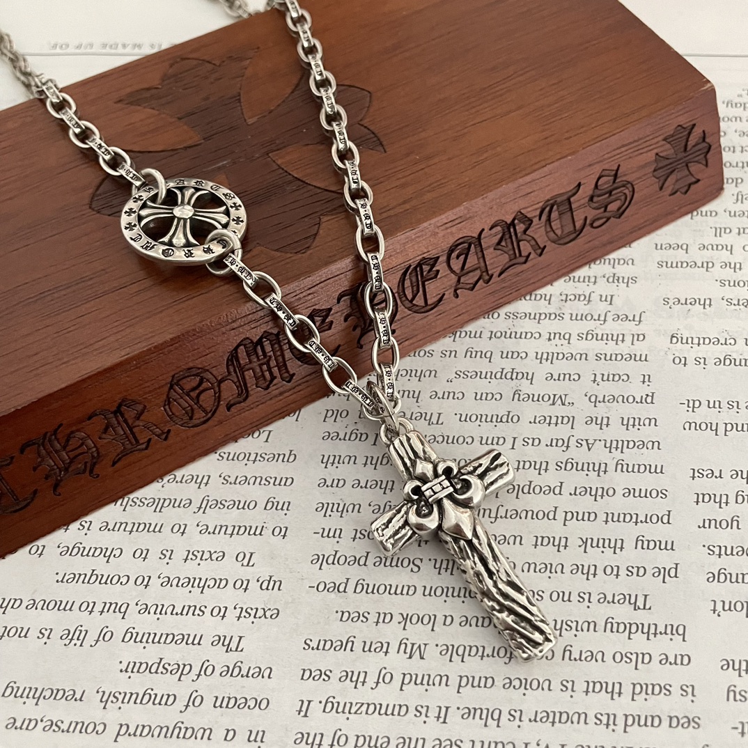 【Chrome Hearts】ネックレス、新しいネックレス万能シンプルファッションオーナメント-BRAND OFF