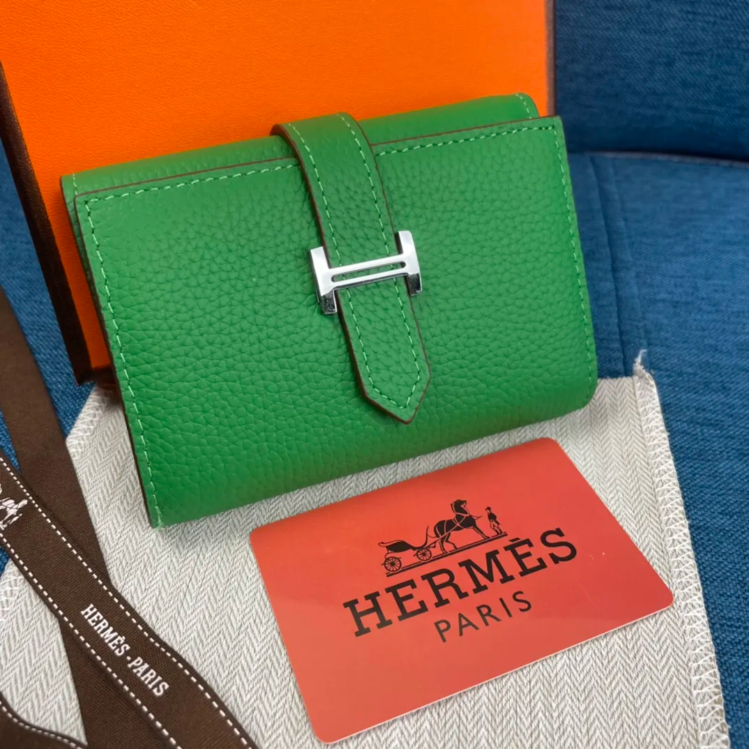 HERMÈS 三つ折り財布 8カラー 10X12CM-BRAND OFF