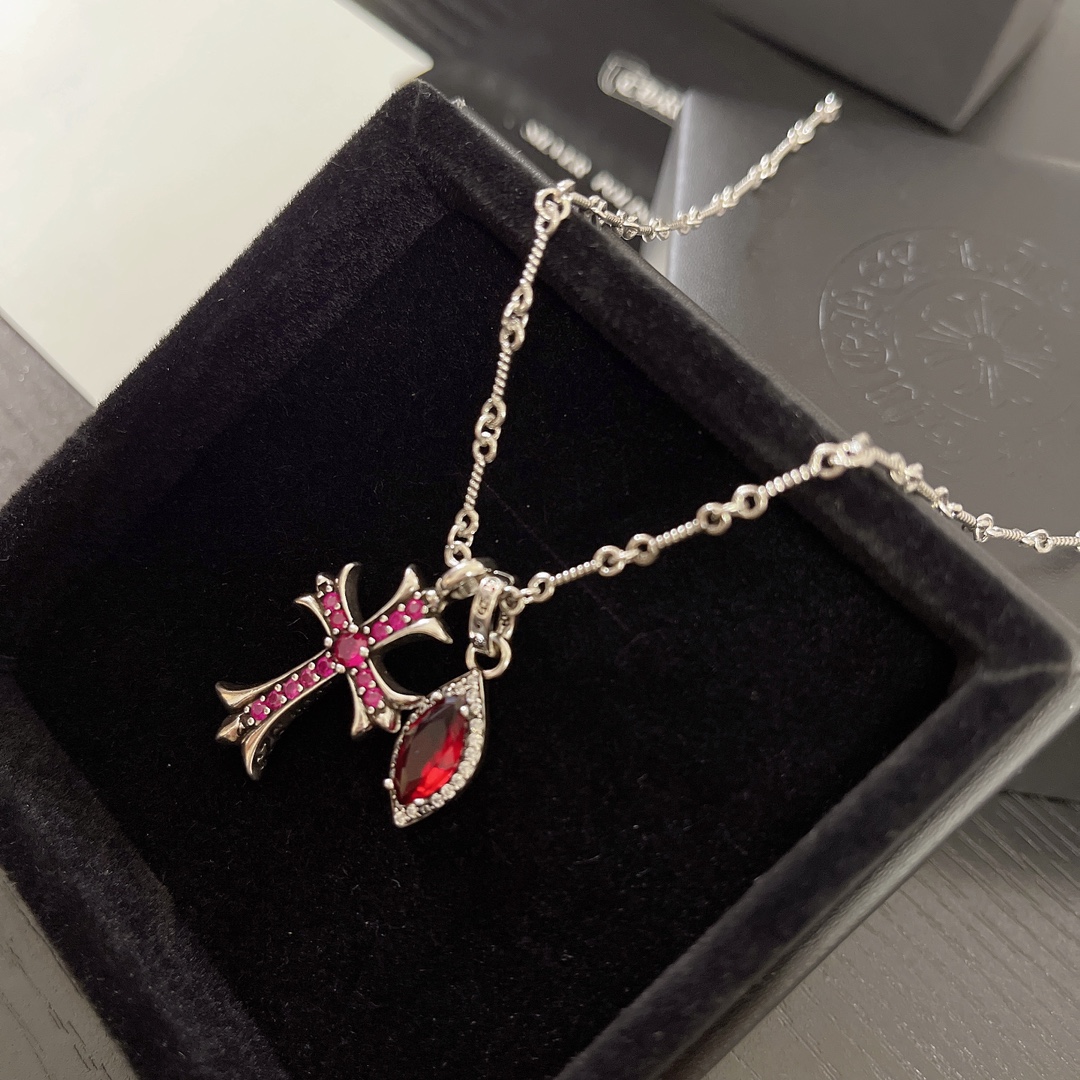 【CHROME HEARTS】ネックレス、新しいネックレス万能シンプルファッションオーナメント-BRAND OFF
