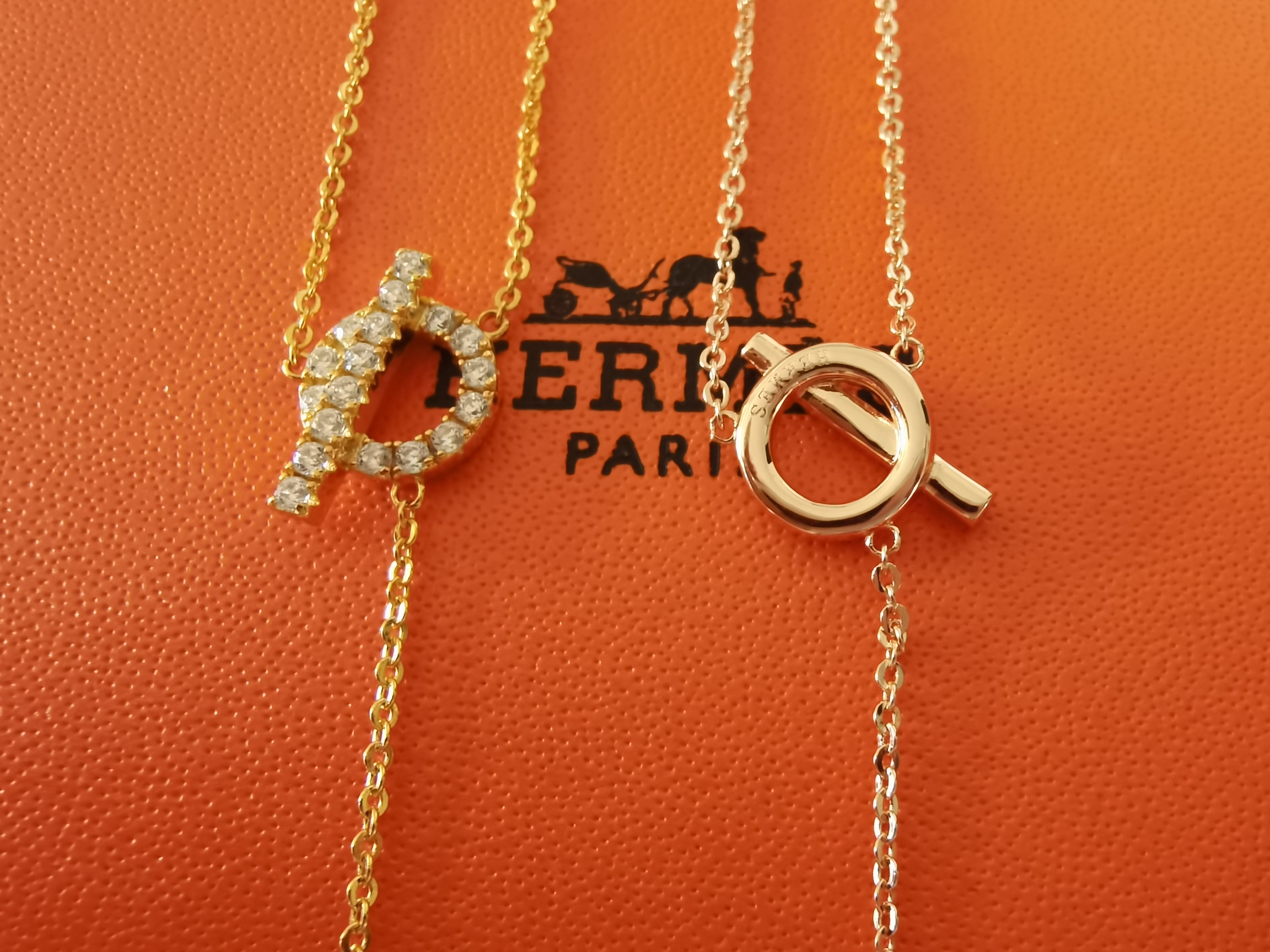 【HERMES 】ネックレス、新しいネックレス万能シンプルファッションオーナメント-BRAND OFF