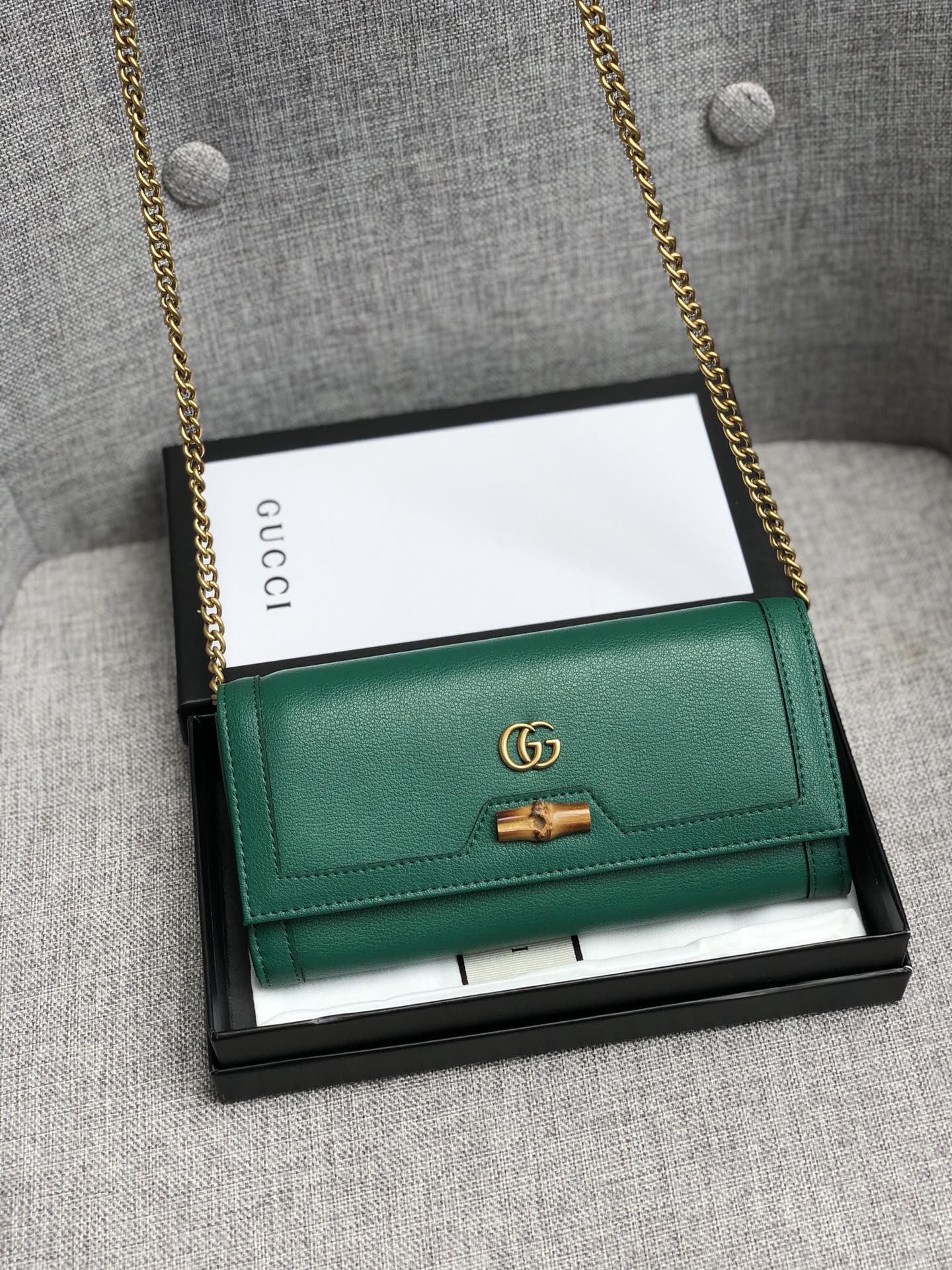 累積売上総額第１位【GUCCI★グッチ】チェーンウォレット-BUYMA-BRAND OFF