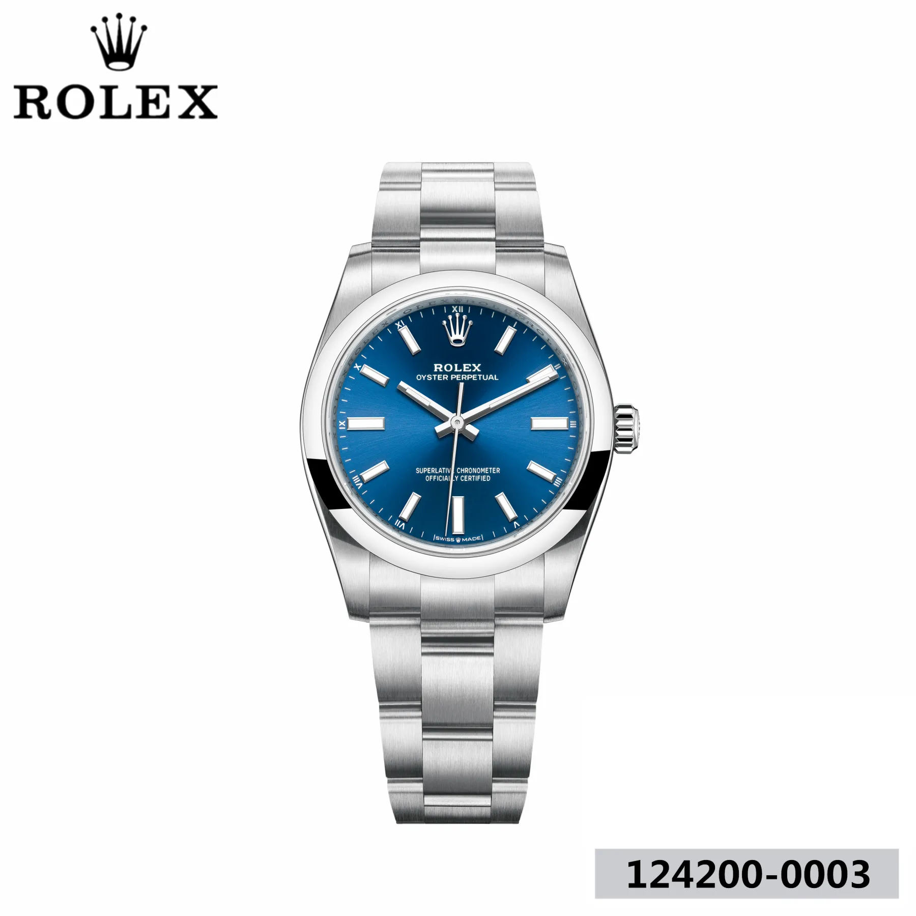 オイスター パーペチュアル 34 オイスター 34 mm オイスタースチール 124200-0003-BRAND OFF