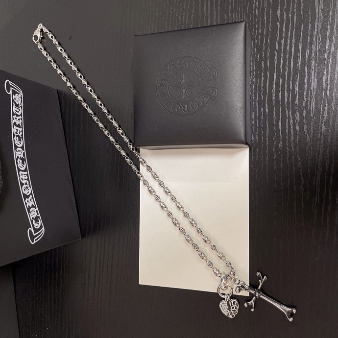 【Chrome Hearts】ネックレス、新しいネックレス万能シンプルファッションオーナメント-BRAND OFF