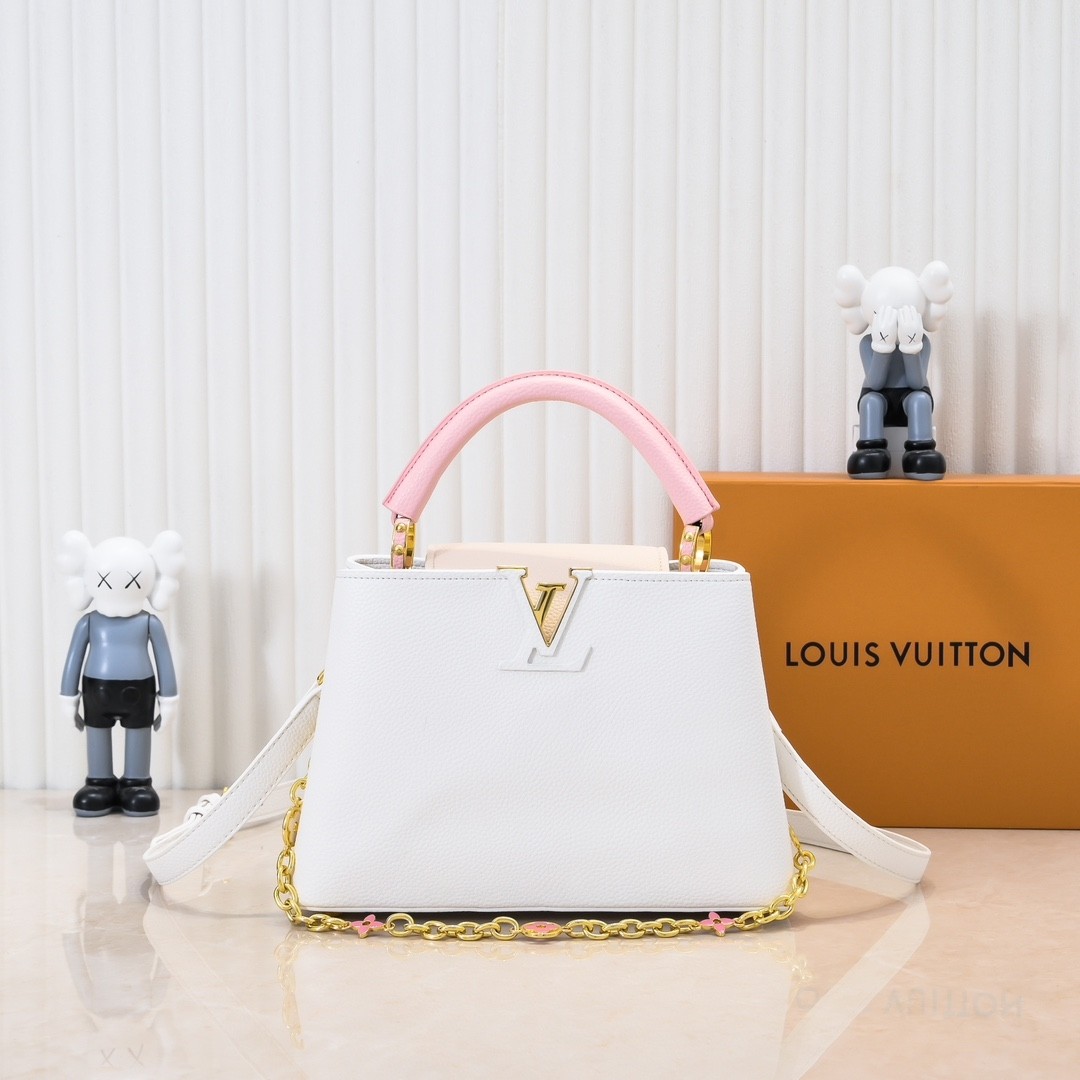 LOUIS VUITTON ルイヴィトン CAPUCINES BB ハンドバッグ M11343-BRAND OFF