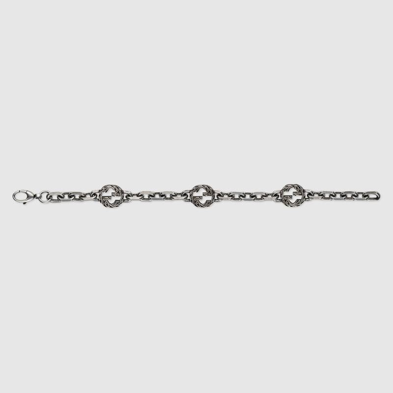 GUCCI エナメル インターロッキングG ブレスレット-BRAND OFF