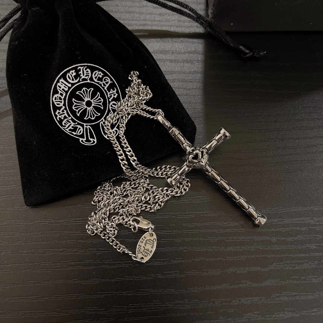 【CHROME HEARTS】ネックレス、新しいネックレス万能シンプルファッションオーナメント-BRAND OFF