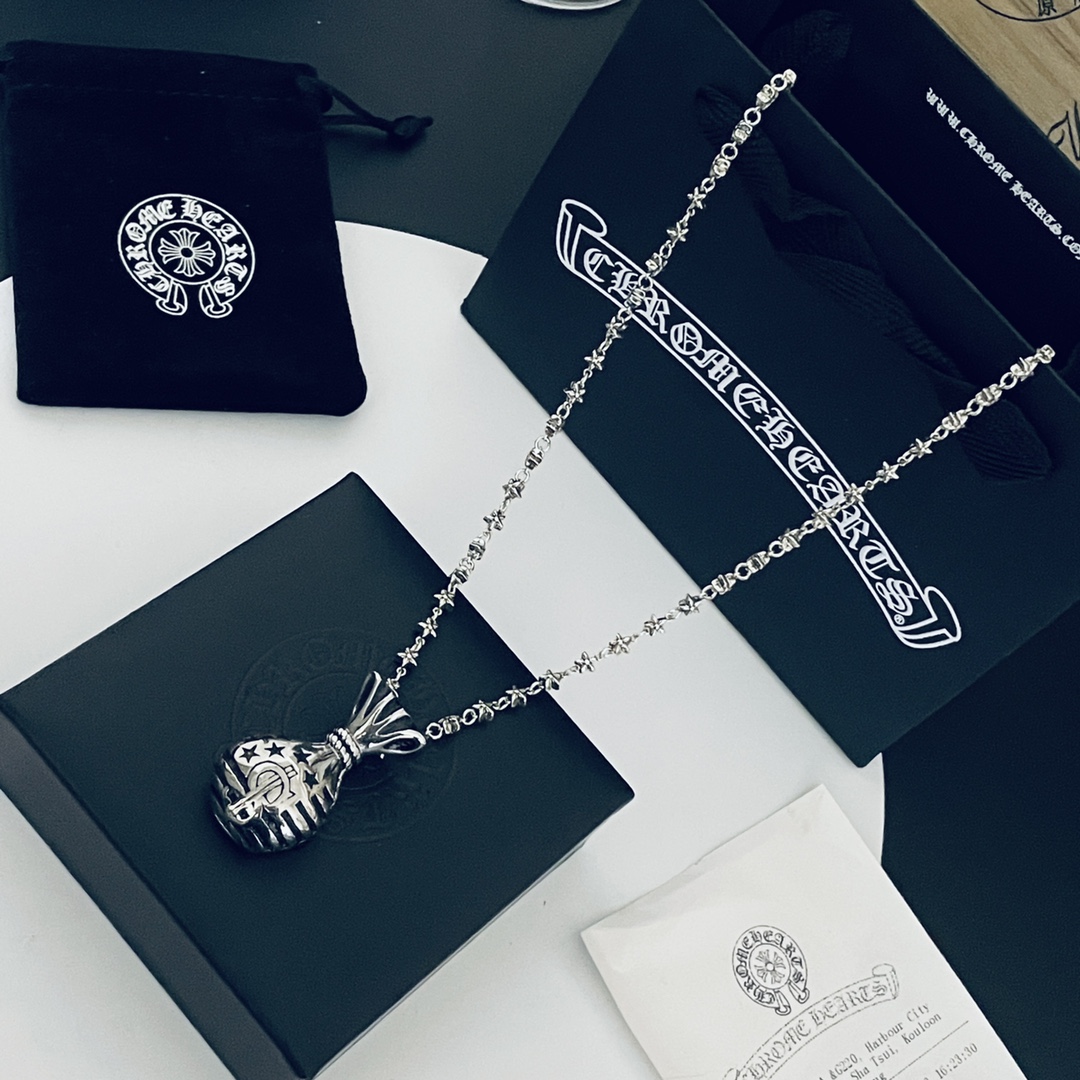 【CHROME HEARTS】ネックレス、新しいネックレス万能シンプルファッションオーナメント-BRAND OFF