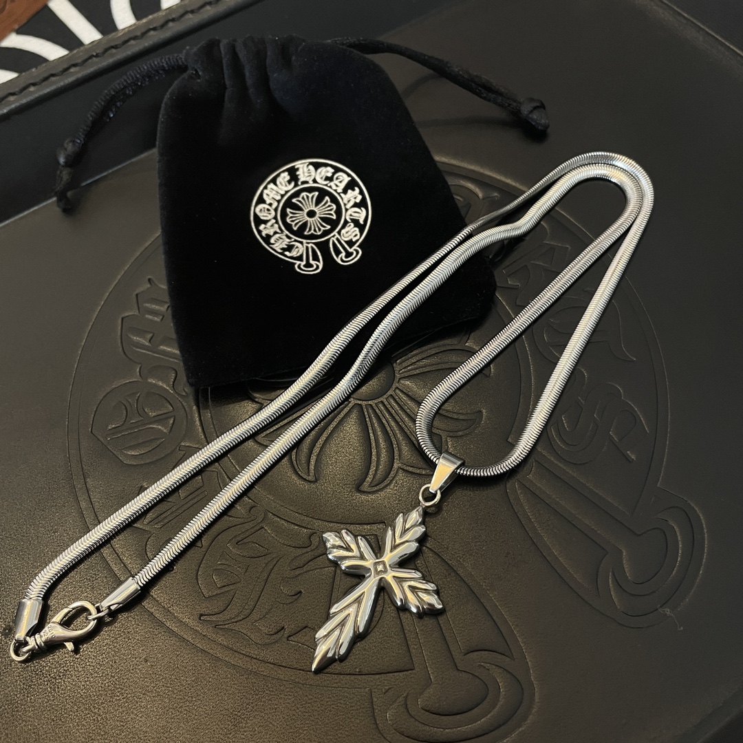 【CHROME HEARTS】ネックレス、新しいネックレス万能シンプルファッションオーナメント-BRAND OFF