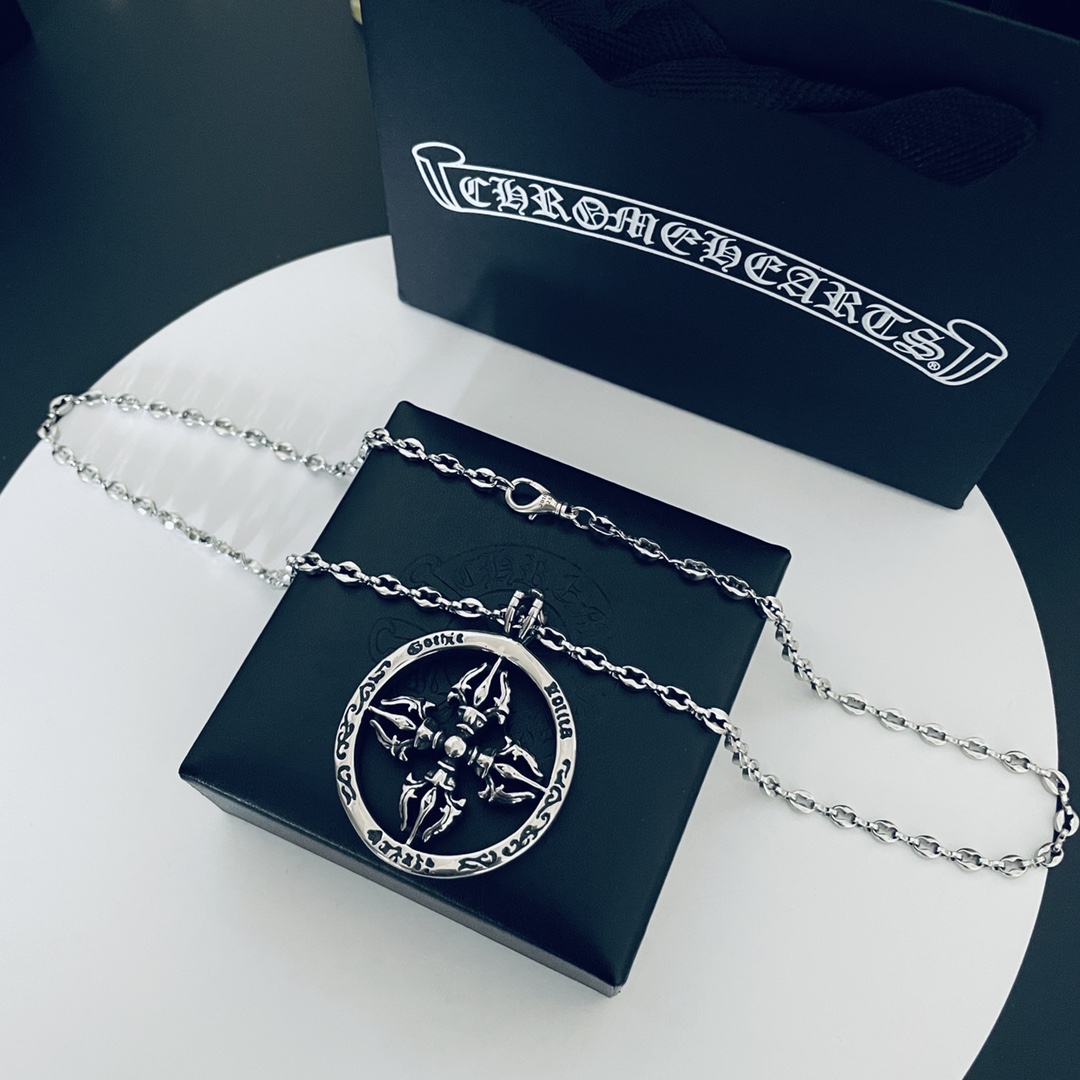 【CHROME HEARTS】ネックレス、新しいネックレス万能シンプルファッションオーナメント-BRAND OFF