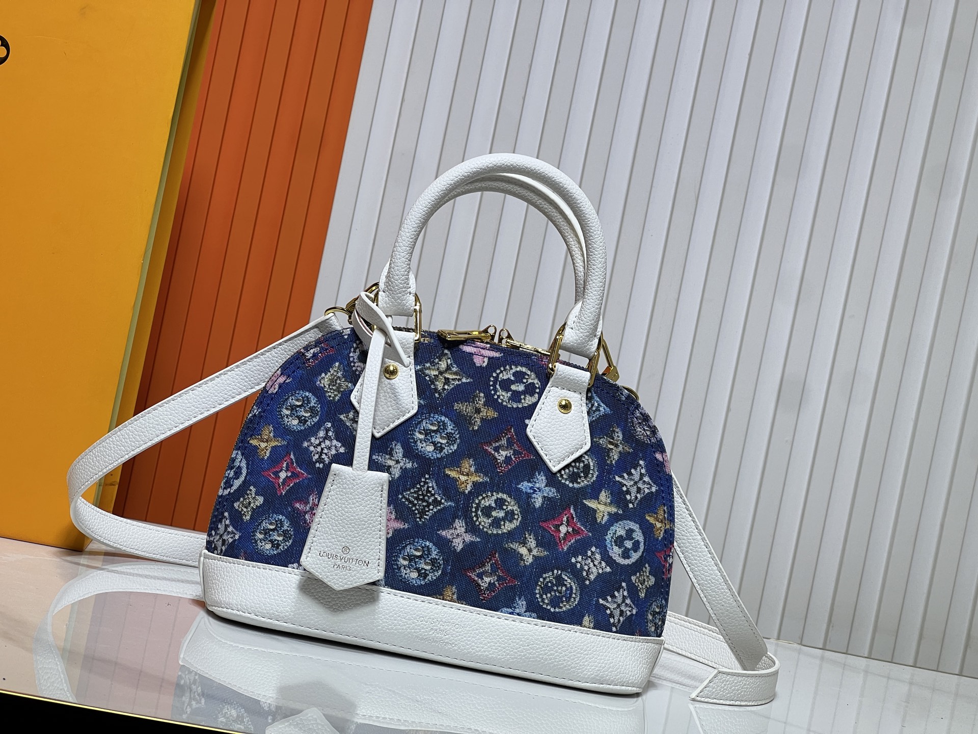 LOUIS VUITTON ルイヴィトン Alma BB 新作デニムバッグ-BRAND OFF
