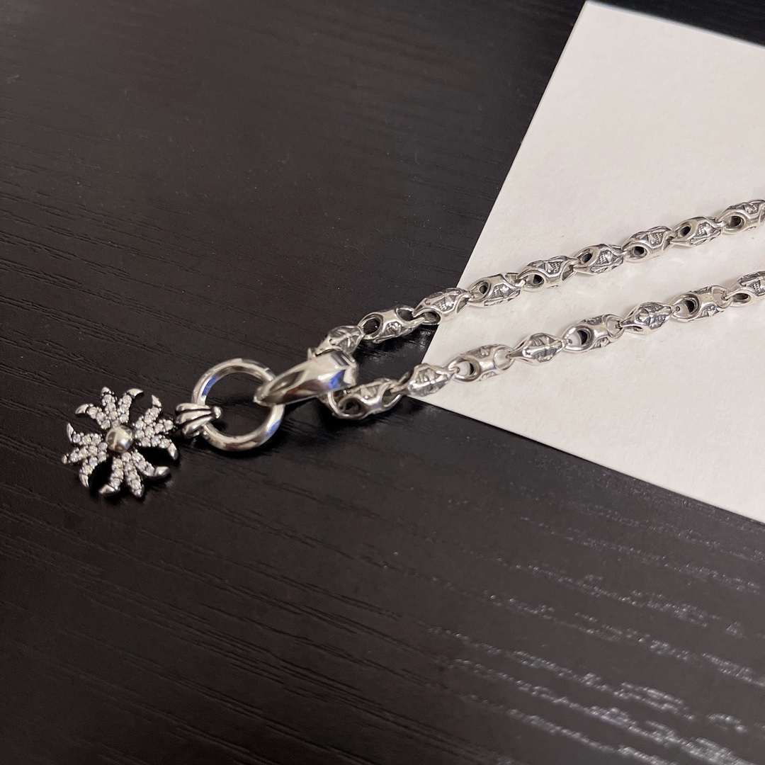 【CHROME HEARTS 】ネックレス、新しいネックレス万能シンプルファッションオーナメント-BRAND OFF