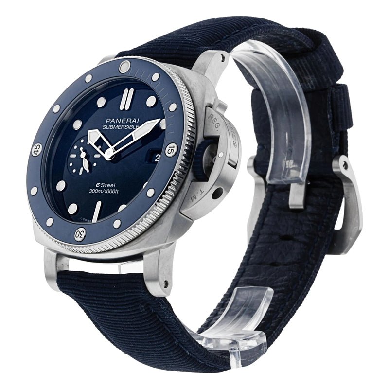 パネライ サブマーシブル クアランタクアトロ ESteel ブルー プロフォンド PAM01289-BRAND OFF