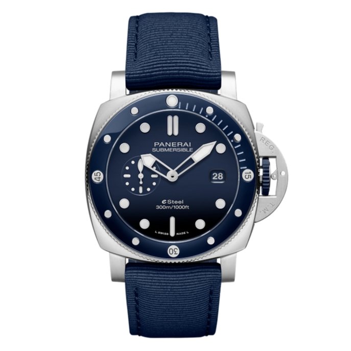 パネライ サブマーシブル クアランタクアトロ ESteel ブルー プロフォンド PAM01289-BRAND OFF