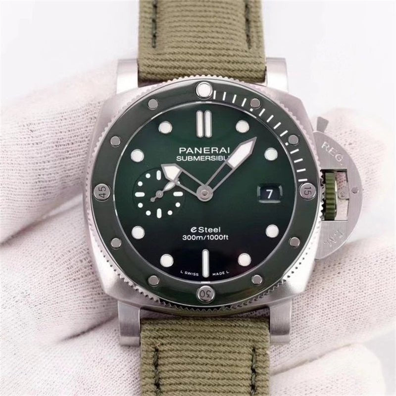 パネライ サブマーシブル クアランタクアトロ ESteel Verde Smerado ブティック限定1200本 PAM01287-BRAND OFF