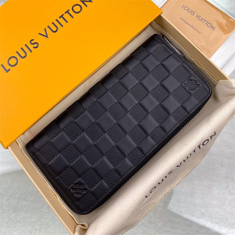 Louis Vuitton ジッピーウォレット・ヴェルティカル ダミエ N63548-BRAND OFF