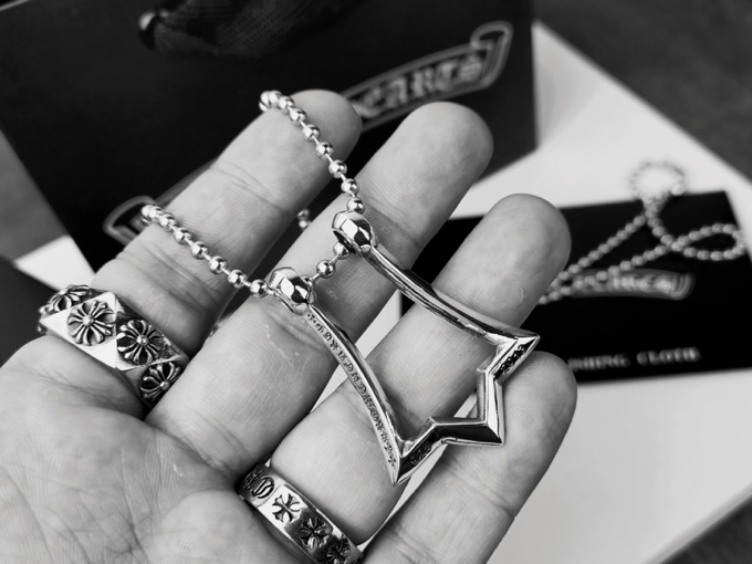 【CHROME HEARTS】ネックレス、新しいネックレス万能シンプルファッションオーナメント-BRAND OFF