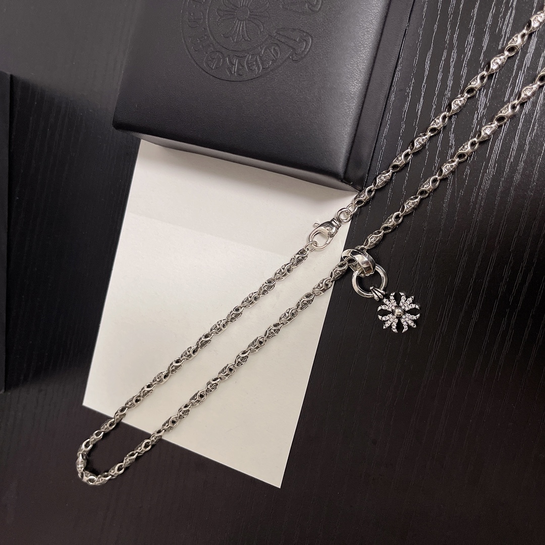 【2026】【CHROME HEARTS 】ネックレス、新しいネックレス万能シンプルファッションオーナメント-BRAND OFF