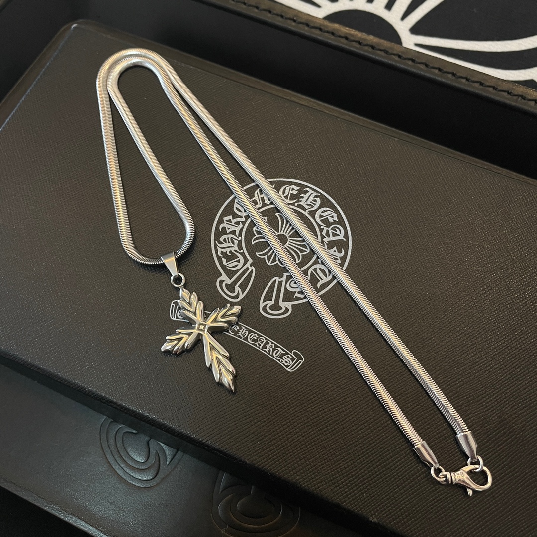 【CHROME HEARTS】ネックレス、新しいネックレス万能シンプルファッションオーナメント-BRAND OFF
