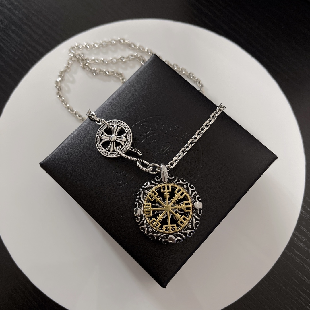 【CHROME HEARTS】ネックレス、新しいネックレス万能シンプルファッションオーナメント-BRAND OFF