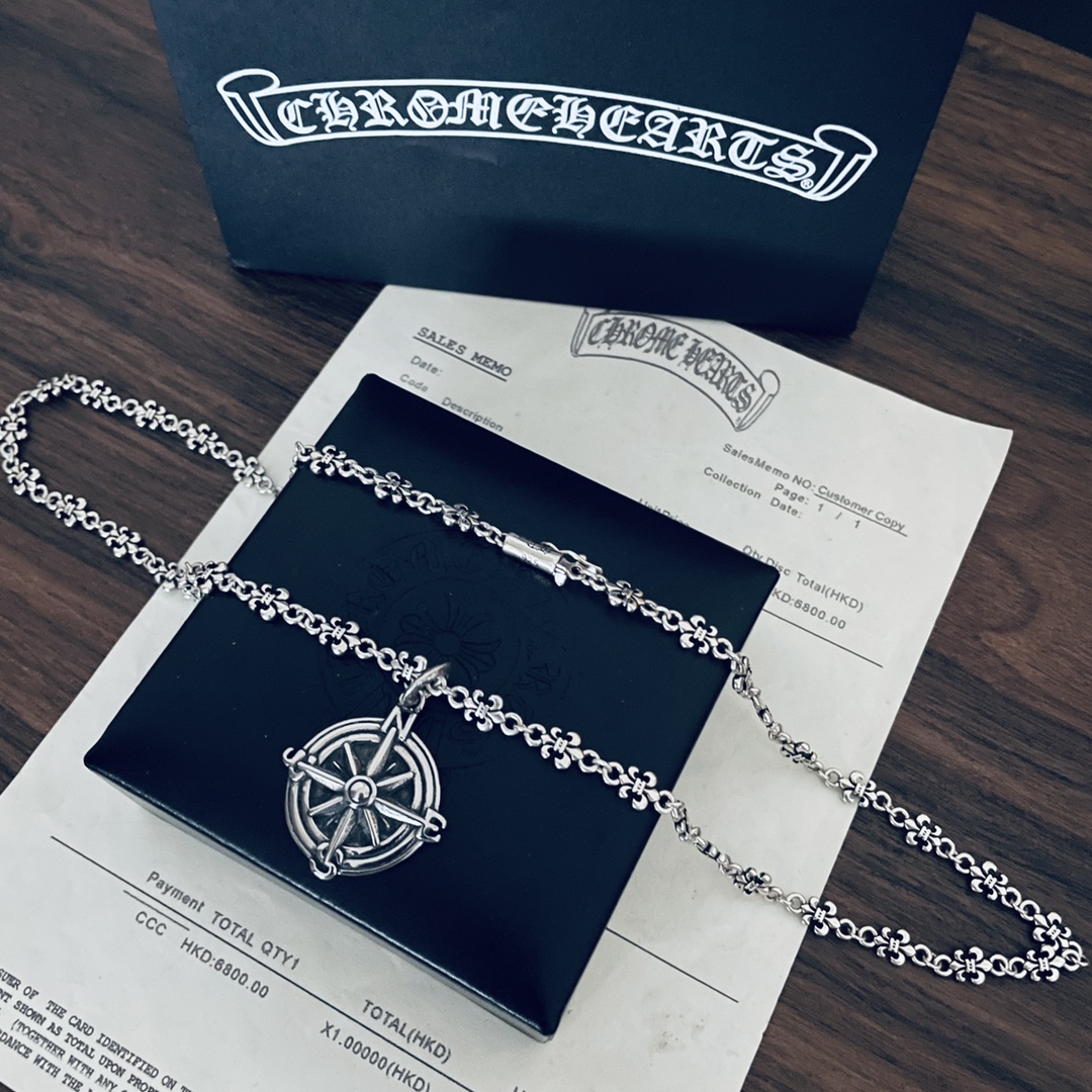 【CHROME HEARTS】ネックレス、新しいネックレス万能シンプルファッションオーナメント-BRAND OFF