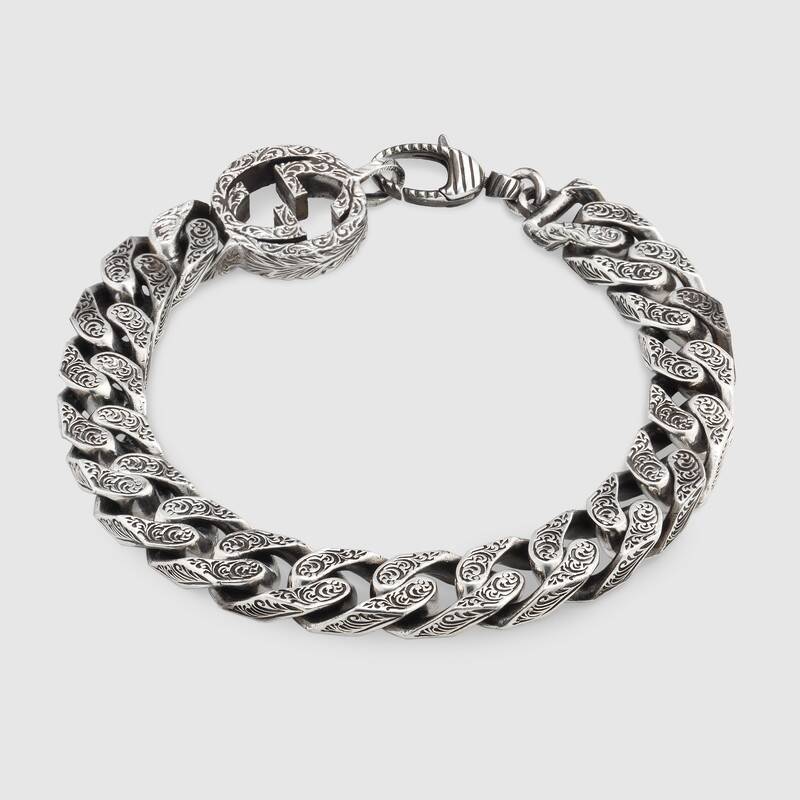 GUCCI  ダブルGチェーンブレスレット 20cm-BRAND OFF
