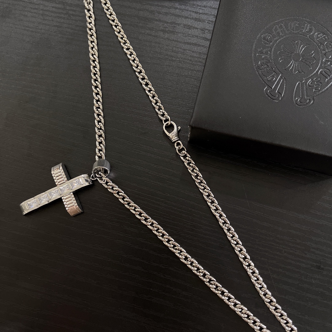 【CHROME HEARTS】ネックレス、新しいネックレス万能シンプルファッションオーナメント-BRAND OFF