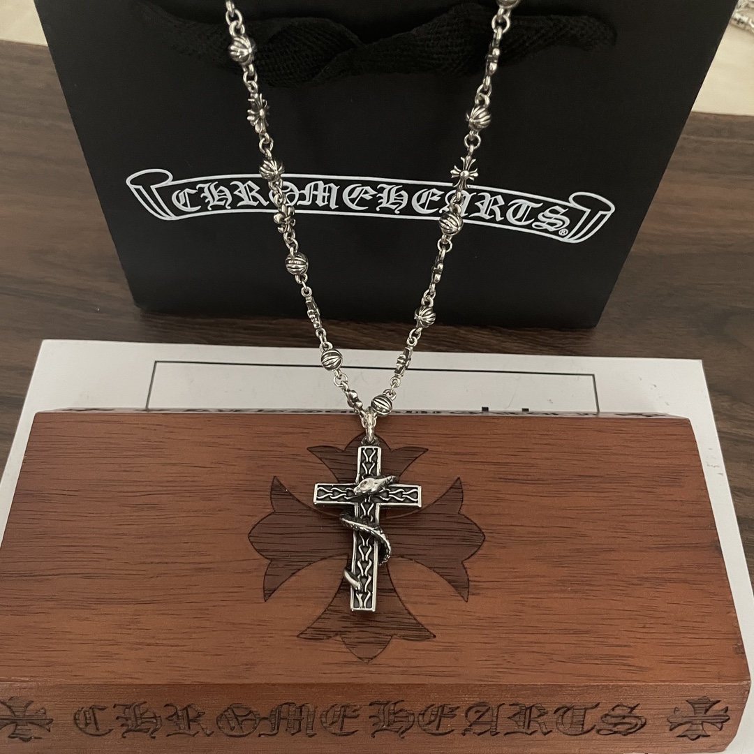 【Chrome Hearts】ネックレス、新しいネックレス万能シンプルファッションオーナメント-BRAND OFF