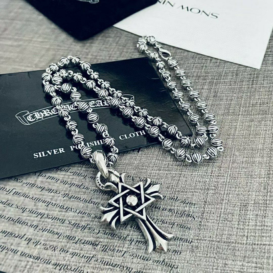 【Chrome Hearts】ネックレス、新しいネックレス万能シンプルファッションオーナメント-BRAND OFF