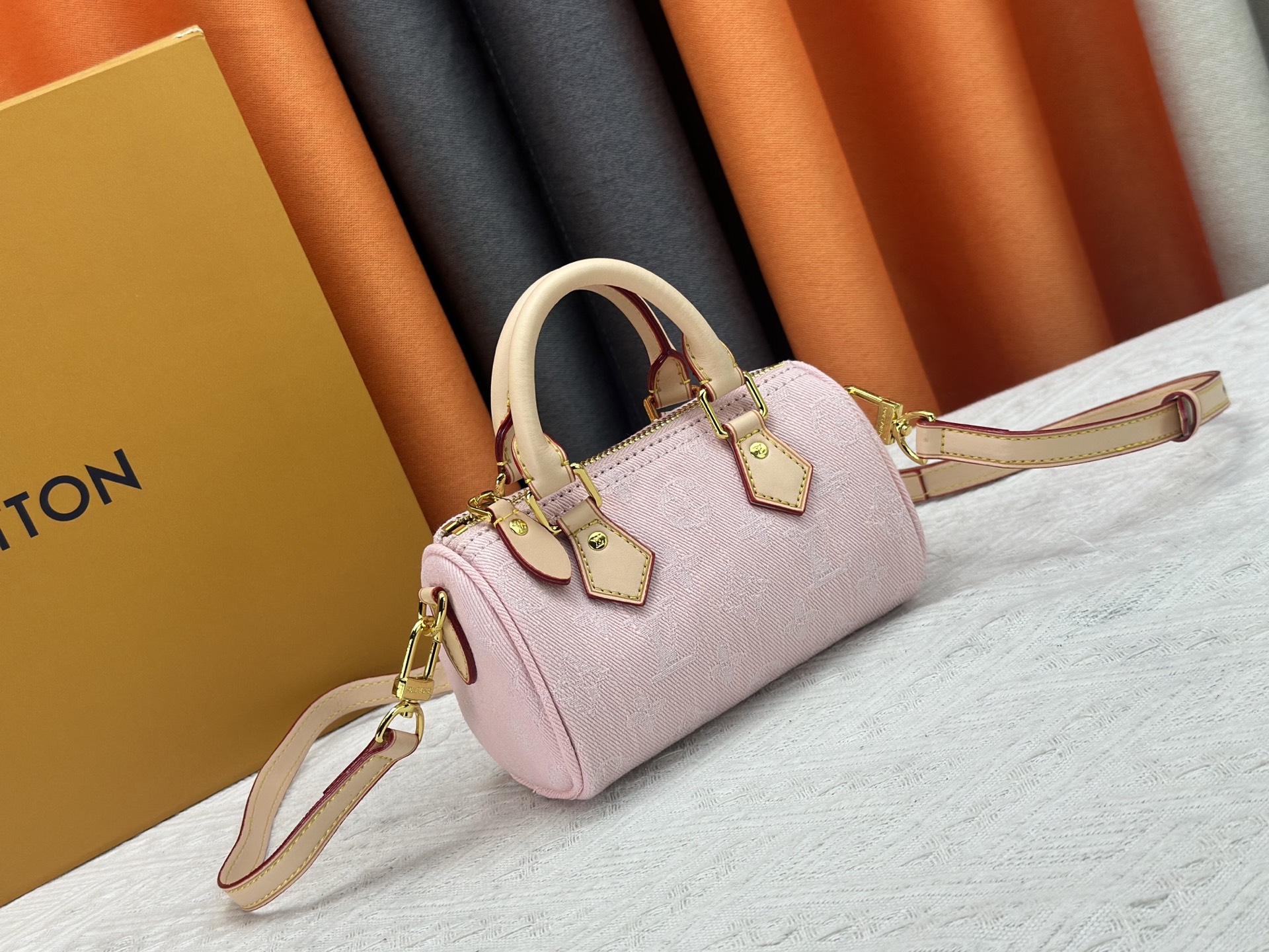 LOUIS VUITTON ルイヴィトン NANO SPEEDY Gx デニムバッグ M11212 M81085-BRAND OFF