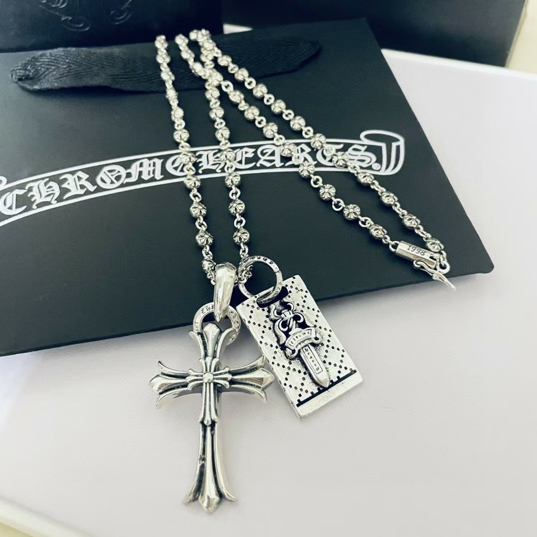 【CHROME HEARTS】ネックレス、新しいネックレス万能シンプルファッションオーナメント-BRAND OFF