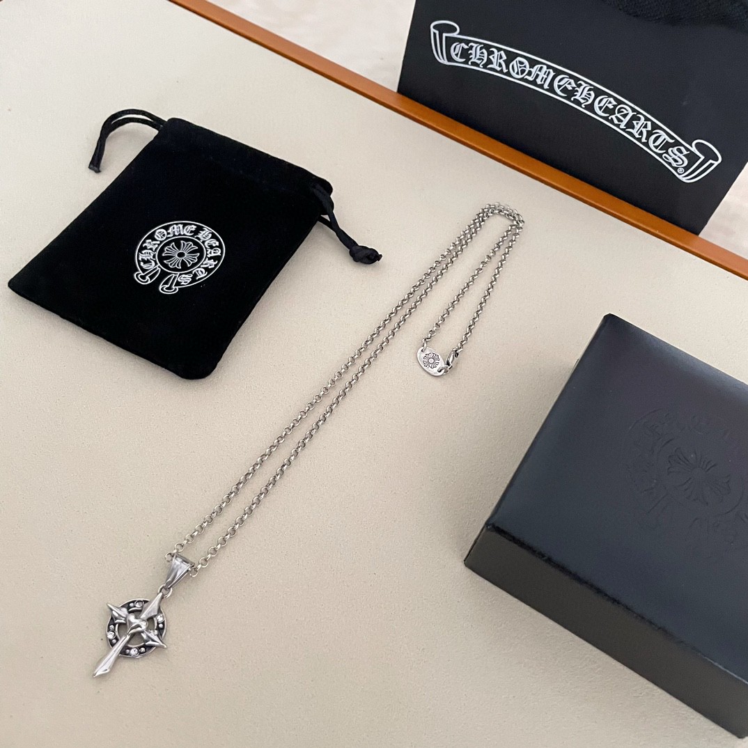 【CHROME HEARTS】ネックレス、新しいネックレス万能シンプルファッションオーナメント-BRAND OFF
