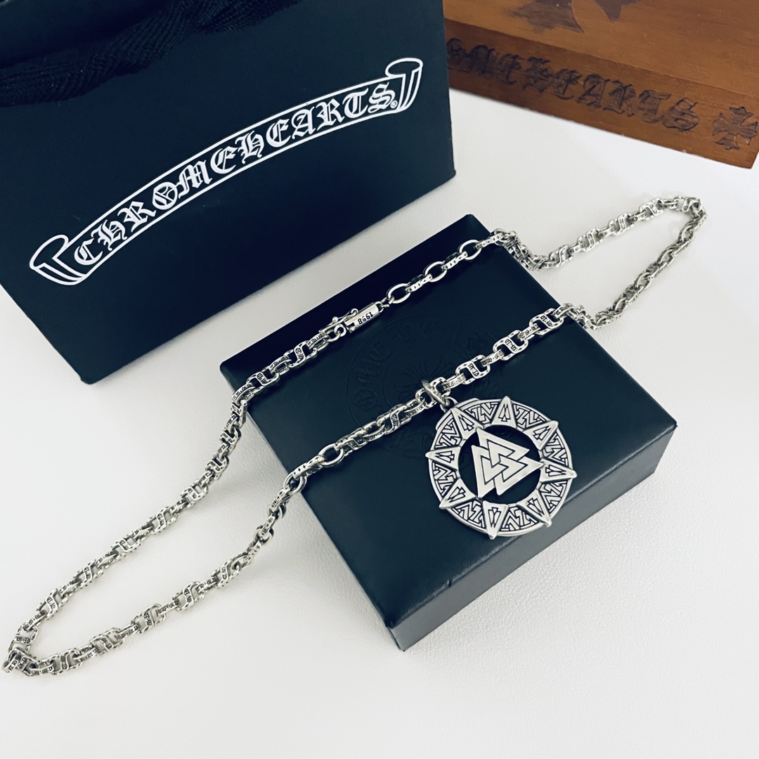 【CHROME HEARTS 】ネックレス、新しいネックレス万能シンプルファッションオーナメント-BRAND OFF